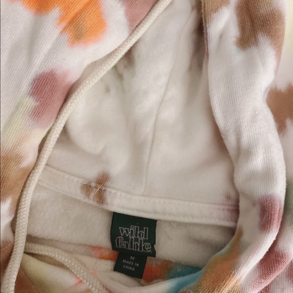 Brand new tye dye cropped hoodie